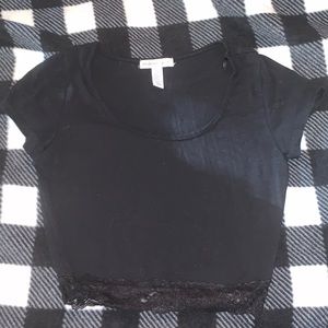Lace crop top